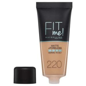 FIT ME MATTE & PORELESS FOUNDATION - 220 Natural-Beige – Image 2
