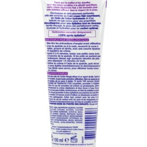 Cr?me d?pilatoire hydratante 100ml Aisselles et Bikini – Image 2