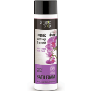 Bain moussant anti-stress à l'orchidée violette – Image 1