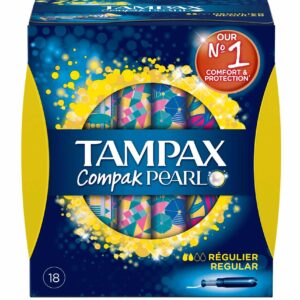 Tampax Pearl Active Régulier 18 Pieces – Image 1