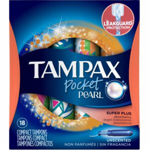 Tampax Pearl Active Super plus 18 Pieces – Image 1